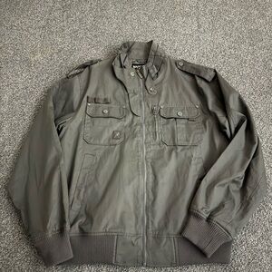 Marc New York Men's Charcoal Military Jacket